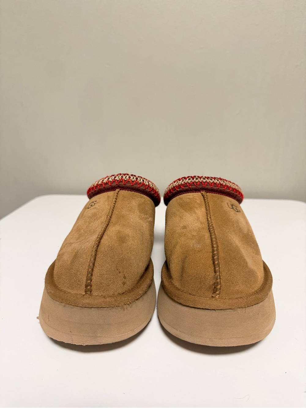 Ugg Tazz II Platform Slippers Chestnut Women’s US 7 EU 38 - Picture 2 of 9